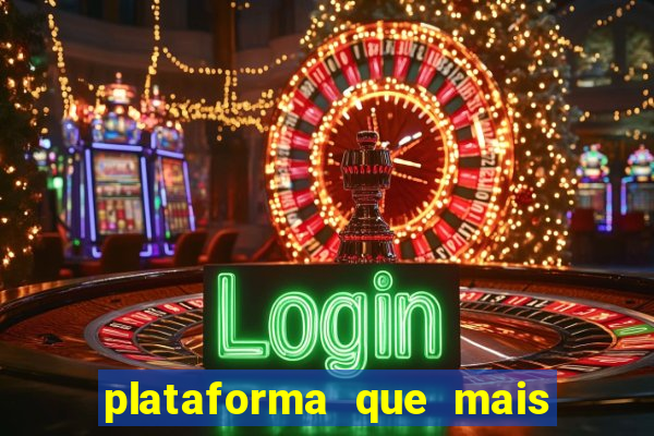 plataforma que mais paga no fortune tiger